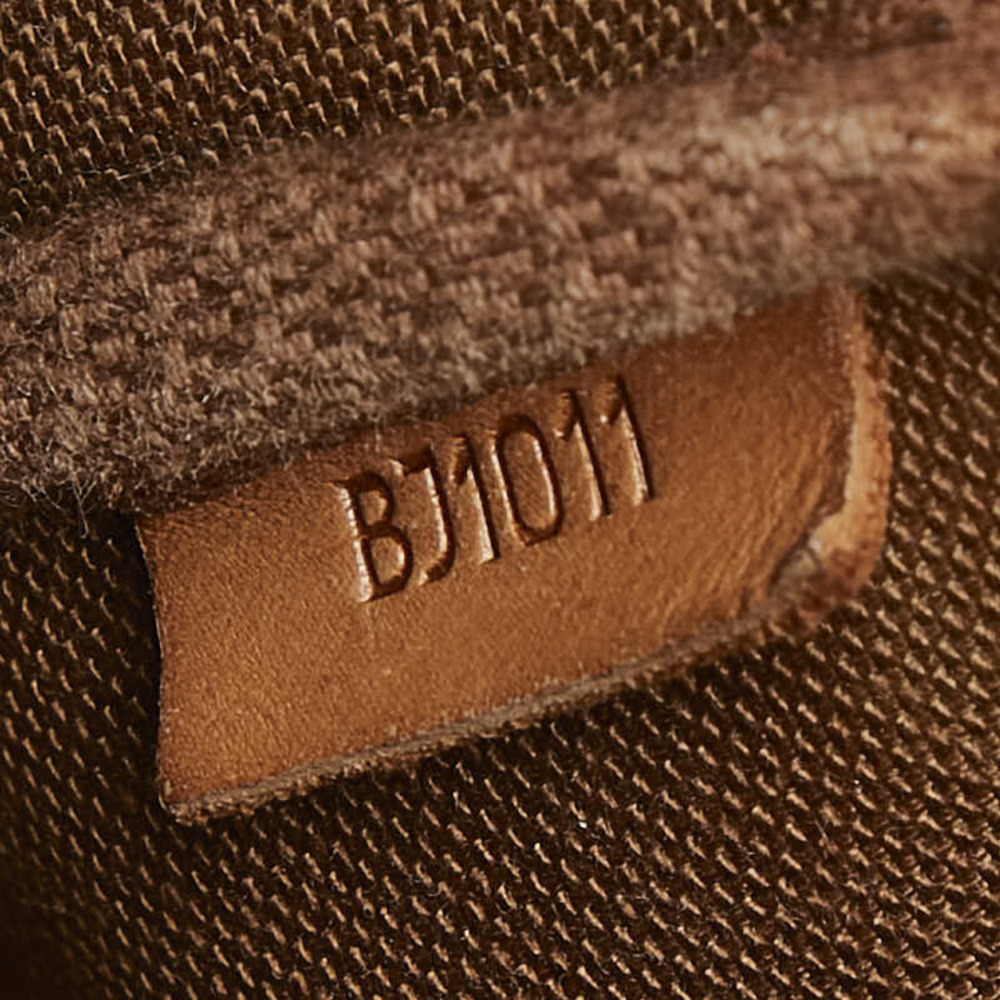 LOUIS VUITTON Brown Monogram Leather Pochette Mini Bag - Picture 8 of 8